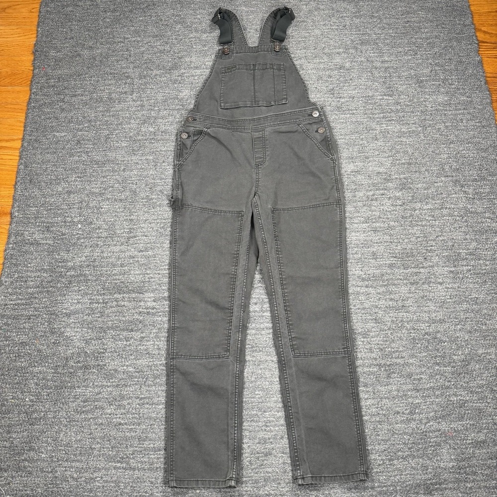 REI Co-op Trailsmith Bib Overalls Women 4  Workwear Double Knee Canvas Garden